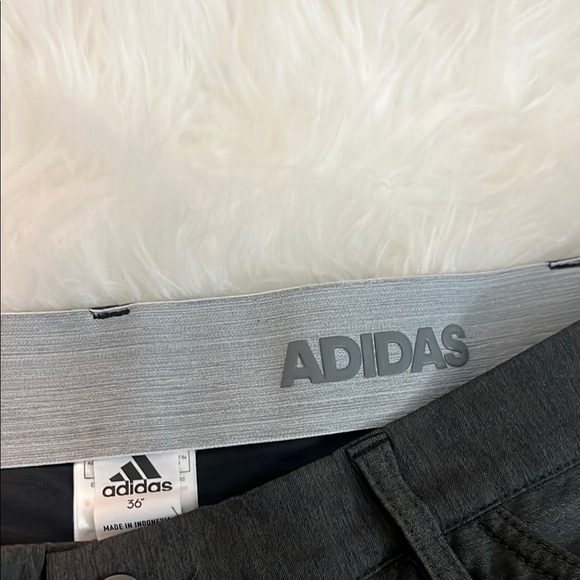 Adidas Gray/Black Men's Shorts - Picture 6 of 6